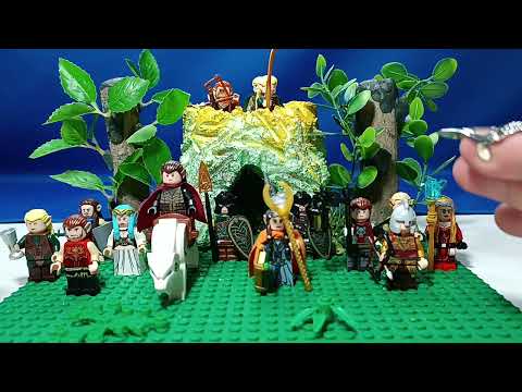 Видео: Эльфы. История Хаздора. #Земля чудовищ #пластилин #лего