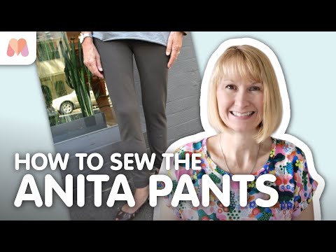 Видео: Как сшить брюки Аниты Понти | Выкройка Tessuti Sewalong