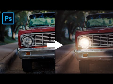 Видео: КАК создать РЕАЛИСТИЧНЫЙ ЛУЧ СВЕТА в Photoshop