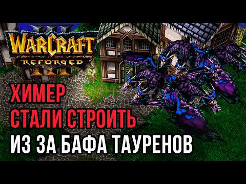 Видео: ХИМЕР НАЧАЛИ СТРОИТЬ ИЗ ЗА БАФА ТАУРЕНОВ: Moon (Ne) vs Fly100% (Orc) Warcraft 3 Reforged