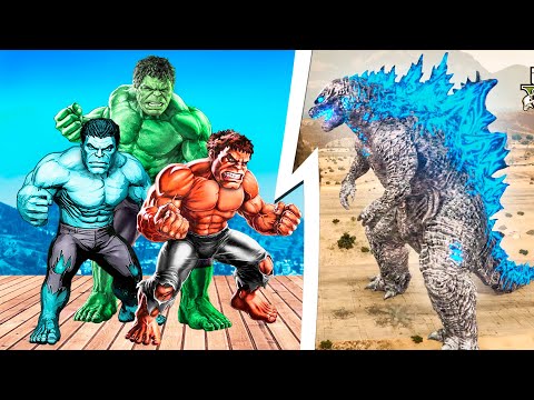 Видео: ХАЛКТАР ОТБАСЫ vs ГОДЗИЛЛА (GTA V)