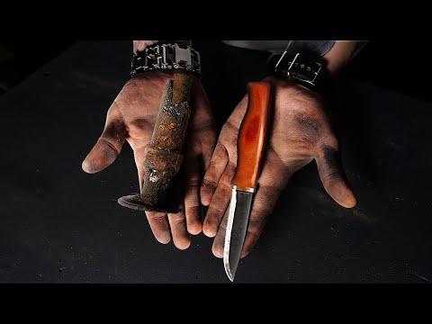 Видео: DIY ЗЛОПОЛУЧНЫЙ НОЖ ИЗ ТЕПЛОХОДНОГО КЛАПАНА