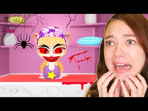 Видео: ДОЧЬ БЕРЕМЕННОЙ КОШКИ ЭММЫ МОНСТР! НИ ЗА ЧТО НЕ ИГРАЙ в ГОВОРЯЩУЮ ЭММУ в 3 ЧАСА НОЧИ! ЖУТКАЯ ИГРА