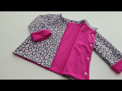 Видео: Очень простая раскройка и пошив детской куртки / Изготовление двухсторонних кардиганов