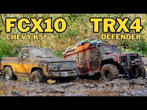 Видео: НЕ сравнение TRX4 и FCX10! — Mud Running