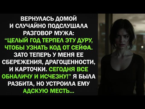 Видео: Муж решил меня обокрасть и оставить ни с чем, за что я ему устроила адскую жестокую месть...