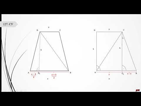 Видео: Решаване на равнобедрен и правоъгълен трапец