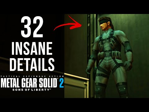 Видео: 32 БЕЗУМНЫЕ детали в MGS2