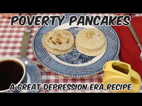 Видео: Блины для бедняков 🥞 Рецепт времён Великой депрессии — дешёвые блины без яиц, масла и молока