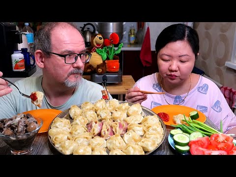 Видео: Мукбанг Манты / Mukbang Manty