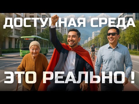 Видео: Алматы без барьеров: идём к инклюзивному городу I Urban Forum Kazakhstan [казахские субтитры]