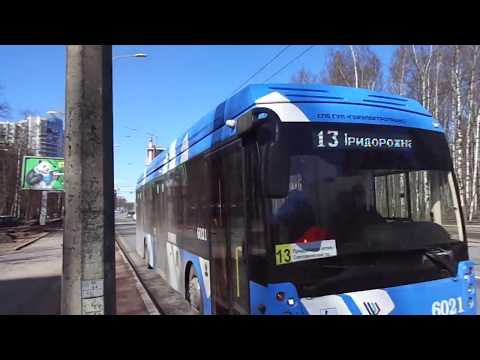 Видео: Троллейбус Санкт-Петербурга 8-179: ТролЗа-5265.08 б.6021 по №13 на обкатке (07.04.18)