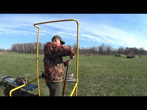 Видео: МР-155 20 калибр. Необычный отстрел РДС.