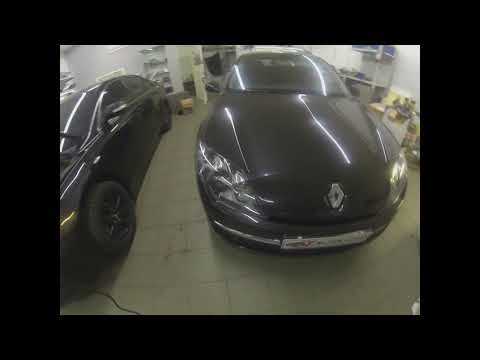 Видео: Тюнинг фар Renault Laguna 3 в студии ALFA CAR Optima Bi LED Professional series, покраска масок.