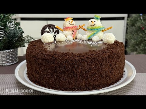 Видео: Любимый Торт ШОКОЛАДНЫЙ БАРХАТ ✧Безумно нежный, тающий во рту✧ SUBTITLES ✧ alinalicooks