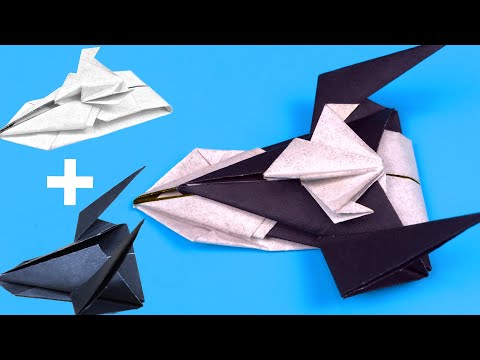 Видео: Как составить оригами машинки 1 🟩 мини-автомобиль превращается в быстрый летающий автомобиль