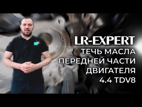 Видео: Течь масла передней части двигателя 4.4 TDV8 Range Rover III, IV, Sport II!
