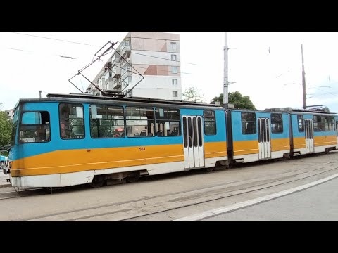 Видео: В трамвай 11.От спирка Бл.Ломско шосе до Ж.к Връбница 1.