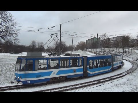 Видео: Trams in Tallinn // Трамваи в Таллинне