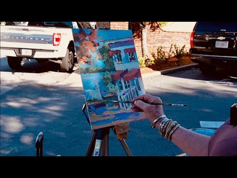 Видео: Пленэр Джейн Сливки с итальянским колоритом