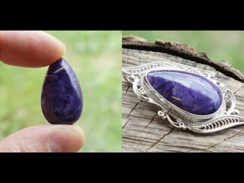 Видео: ФИЛИГРАННЫЙ КУЛОН / чароит / работа ювелира