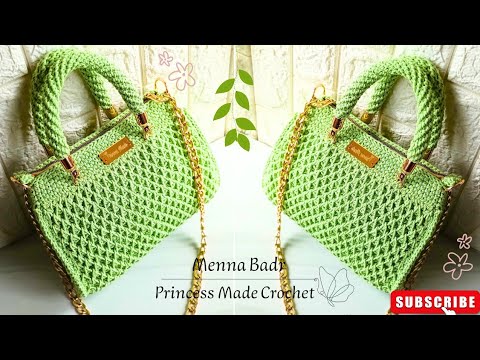 Видео: Роскошная вязаная крючком сумка со всеми подробностями | Понятное пошаговое объяснение