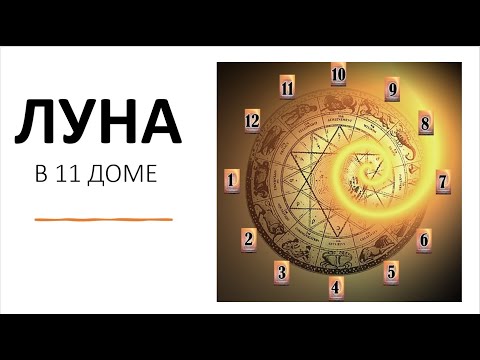 Видео: Луна в 11 доме. Фрагмент лекции.
