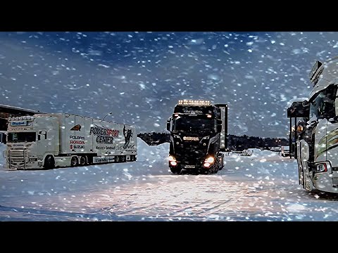 Видео: События, происшествия, рабочие моменты в Скандинавии! Новогодняя неделя за рулём!