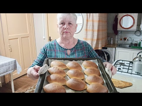 Видео: "Жизнь на пенсии".. Пеку пирожки с капустой по заказу желающих.