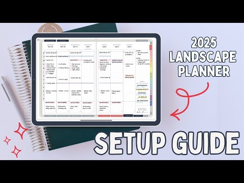 Видео: Руководство по настройке цифрового планировщика на 2026 год | iPad и хорошие заметки | Ландшафтны...