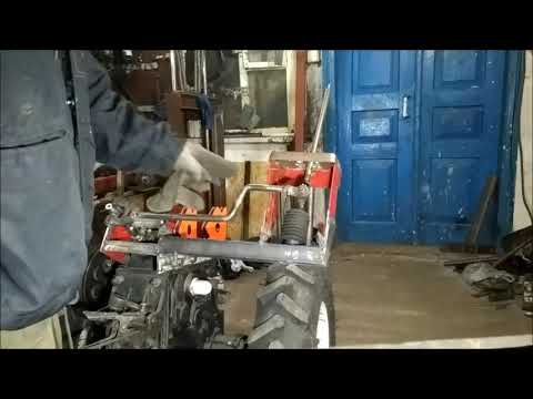 Видео: Выносная кулиса Часть 3 конечный результат мини-мототрактор из тяжолого мотоблока.