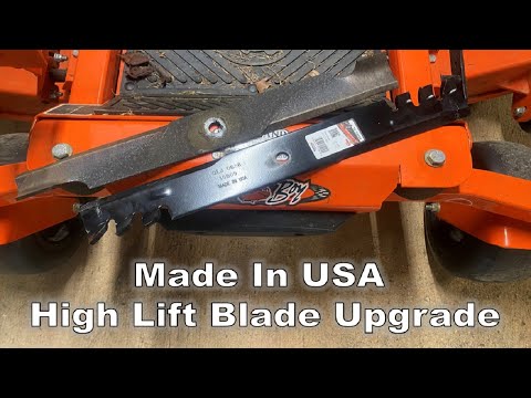 Видео: Установка лезвия для газонокосилки Bad Boy