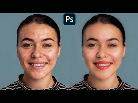 Видео: Ретушь лица — лучший урок Photoshop | Ретушь кожи