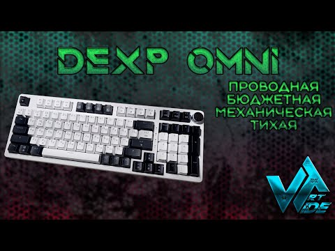 Видео: Dexp OMNI бюджетная тихая механическая клавиатура из ДНС