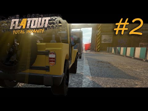 Видео: СОННЫЙ ФЛАТАЫ4! | Прохождение FLATOUT 4: Total Insanity | STREAM 2