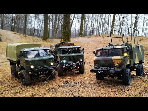 Видео: Грузовики WPL B24 Командно-штабная Машина (КШМ)