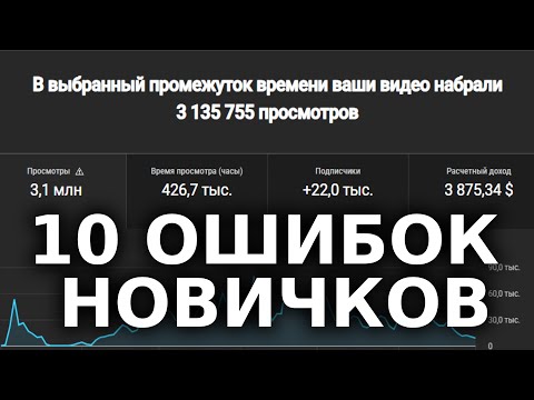 Видео: ЭТИ ОШИБКИ ТОРМОЗЯТ ВАШ УСПЕХ НА ЮТУБЕ