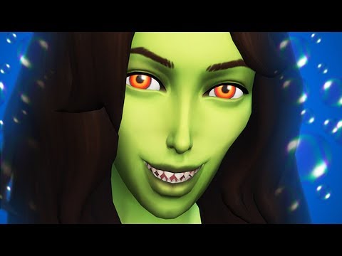 Видео: РУСАЛКА - ВАМПИР - ПРИШЕЛЕЦ В THE SIMS 4