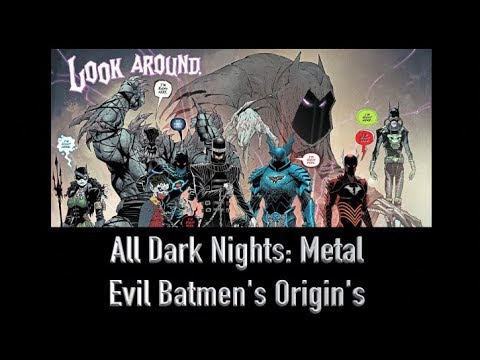 Видео: Все 7 злых Бэтменов: происхождение из Dark Nights: Metal
