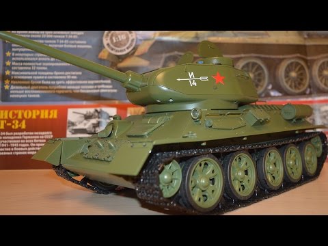 Видео: Модель танка Т-34-85 масштаб 1:16 от Eaglemoss. Обзор