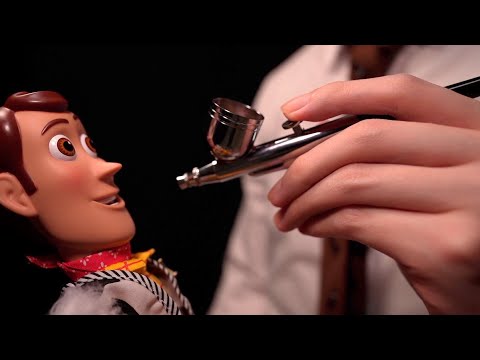 Видео: [ASMR]Ремонт Вуди - Cleaning Woody Inspired by Toy Story 2(No talking)