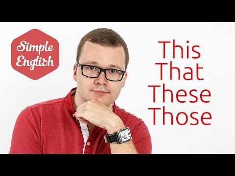 Видео: Указательные местоимения в английском языке: this-that-these-those #9