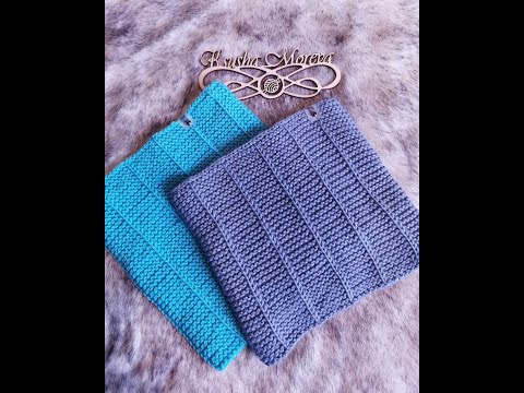 Видео: Снуд в один оборот спицами. Снуд платочной вязкой. Самый простой и оригинальный снуд спицами.