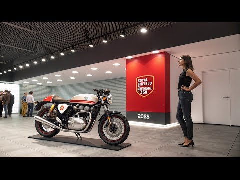 Видео: Новый Royal Enfield Continental GT 350 2025 наконец-то представлен!!!