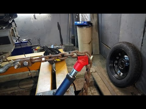 Видео: Насадка на гидравлику для цепи с крупным звеном