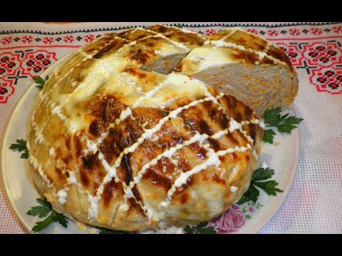 Видео: Фаршированный кочан/Капуста фаршированная / Капуста с начинкой из мяса и риса / Капуста фарширована