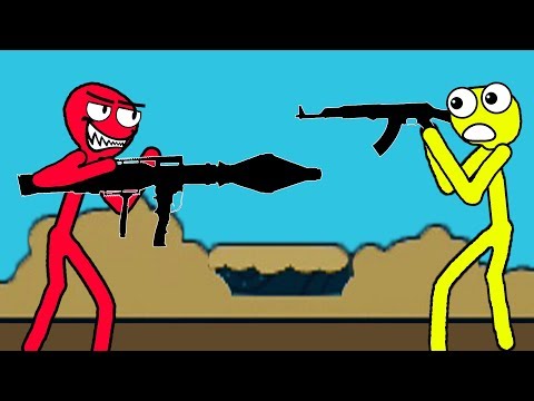 Видео: УГАРНАЯ БИТВА РИСОВАННЫХ ЧЕЛОВЕЧКОВ - STICK FIGHT (№1)