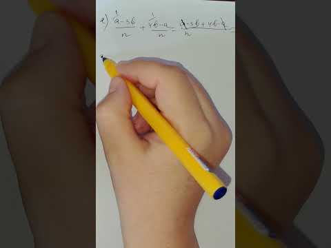 Видео: Алгебра 7 сынып. 6.32 есеп. Алгебралық бөлшек. Шыныбеков