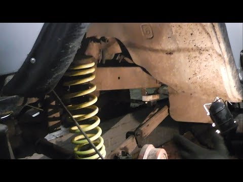 Видео: Лифт подвески УАЗ."ДИКИЙ СТРЕЙЧ"встаёт с колен.УАЗ 3153.Всё о лифте и немного о полиуретане.