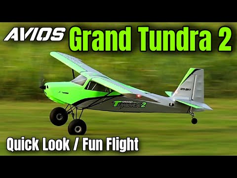 Видео: Avios Grand Tundra 2 1700 мм PNF - Модель AV8R: быстрый обзор/развлекательный полёт